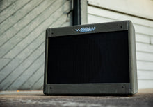 Load image into Gallery viewer, "Martial Law" Deluxe Amplification Army Green British Voiced Tweed