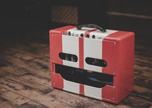 Load image into Gallery viewer, "'59 Tweed" Deluxe Amplification Handwired 5E3 Guitar Amplifier -RED/WHITE Sparkle