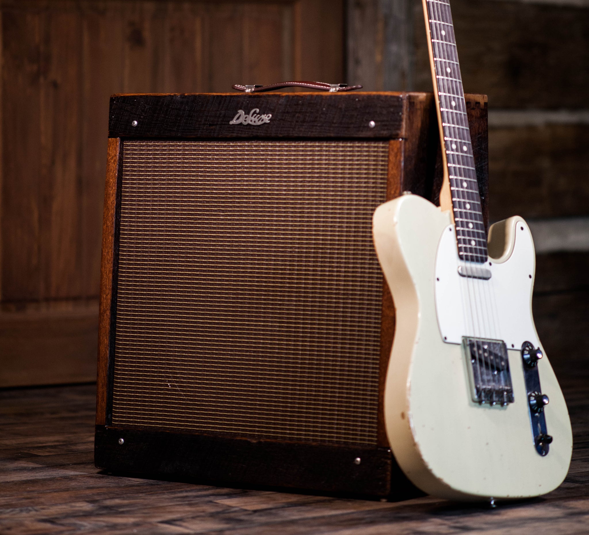 The Edwin” Deluxe Amplification Modified 5F6-A Bassman Clone Barnwood